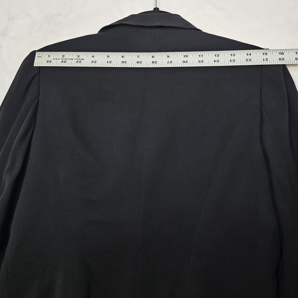 Morgane Le Fay Blazer Womens M Silk Lycra Jacket Career Office Lightweight USA - Picture 8 of 11